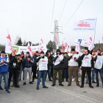 Protest w obronie pracowników Solaris